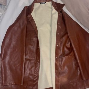 A brown jacket
